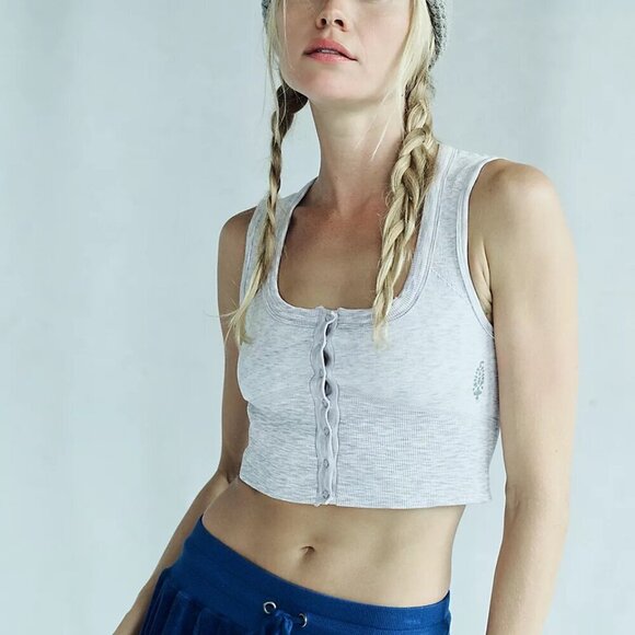 NWT FP Movement Swan Song Red Snap Front Cami - Picture 5 of 7